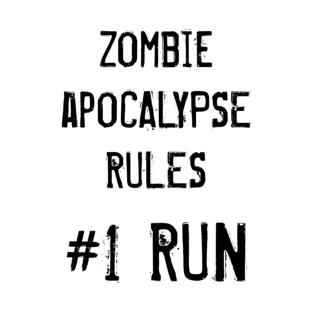 zombie rules #1 run black by josemayor