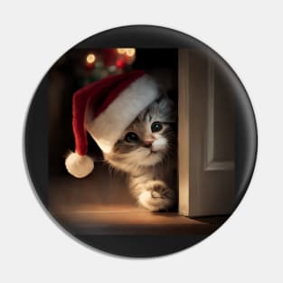 Who wouldn't want this kitten as a Christmas present? Pin