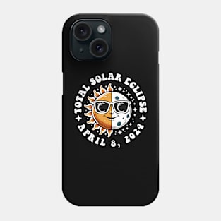 Total Solar Eclipse April 8th 2024 Phone Case