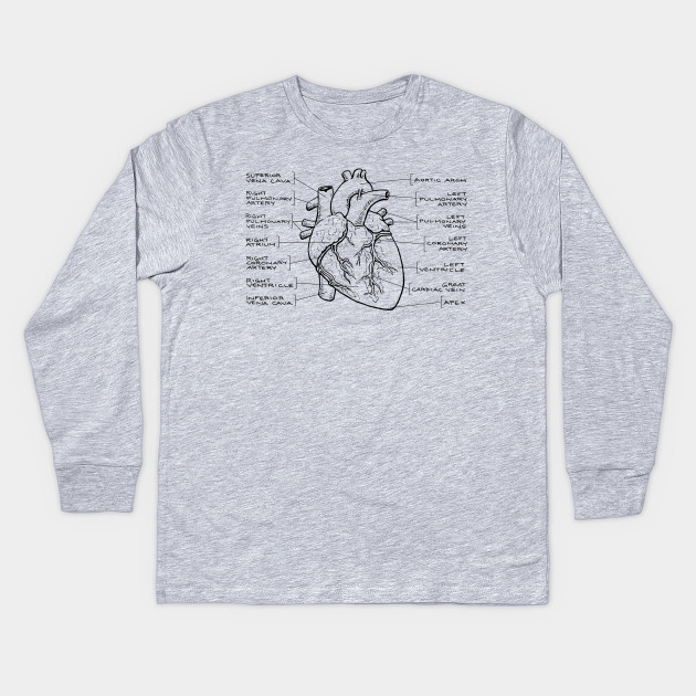 anatomical heart sweatshirt