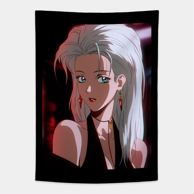 Anime Girl - Blondie - AI Tapestry by souloff