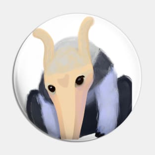 Cute Anteater Drawing Pin