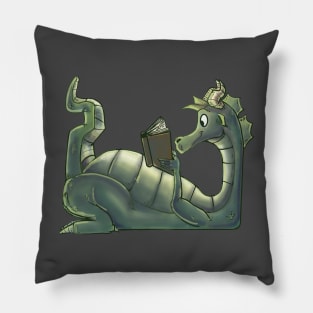 DRAGON READING Pillow