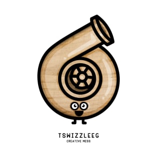 Cutest Turbo - Wood T-Shirt