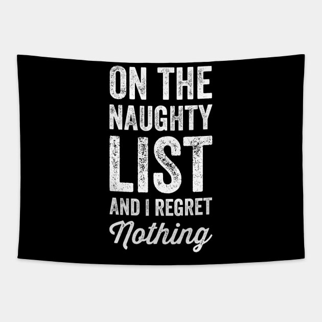 On the naughty list and I regret nothing Tapestry by captainmood