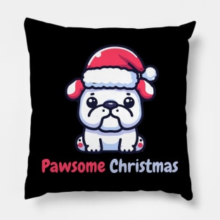 Pugmas Funny Christmas Pug Pillow