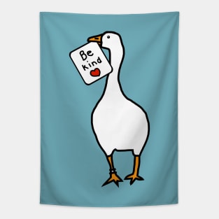 Game Goose of Kindness says Be Kind Tapestry