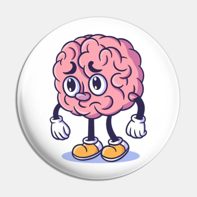 Brainman Pin by Ridzdesign