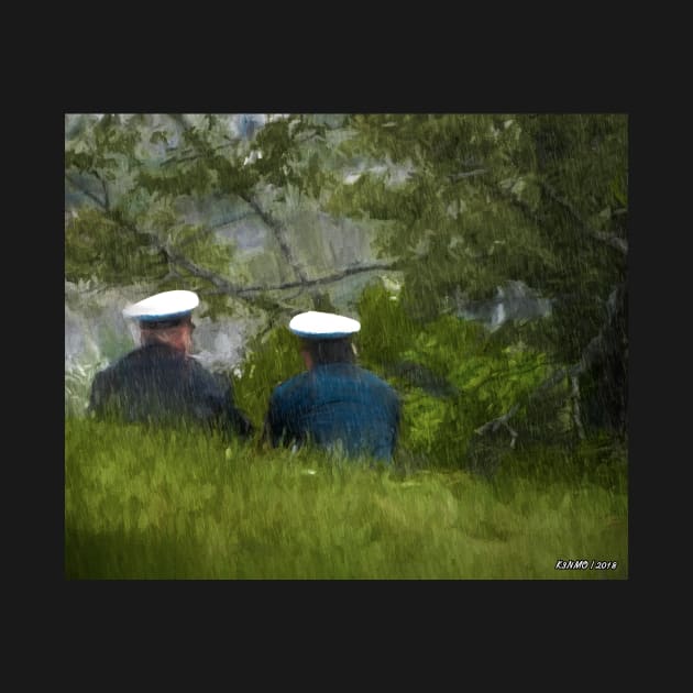 Rainy Day Meeting in the Park by kenmo