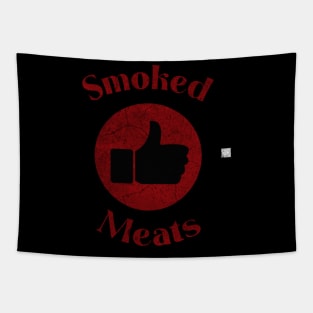 BBQ Smoked Meats Meme Tapestry