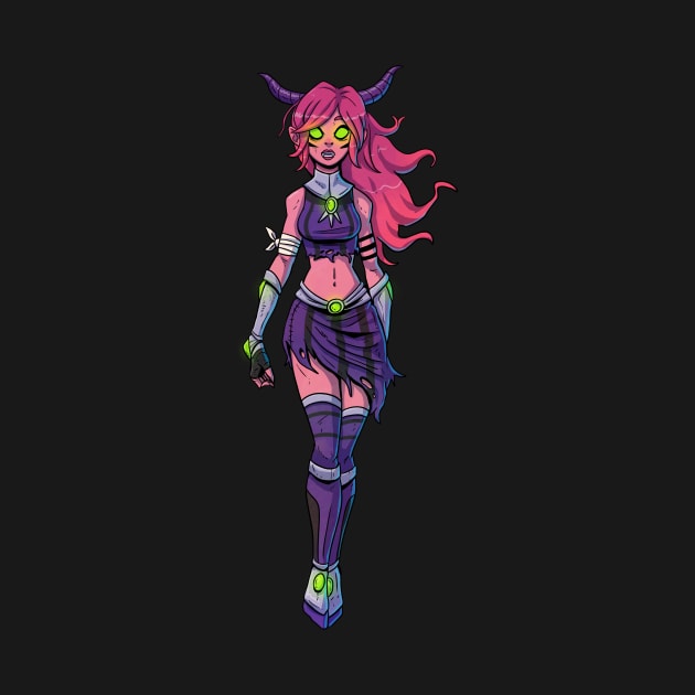 Starfire - Monster by Maodraws