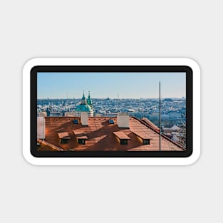 Cityscape of Prague Magnet