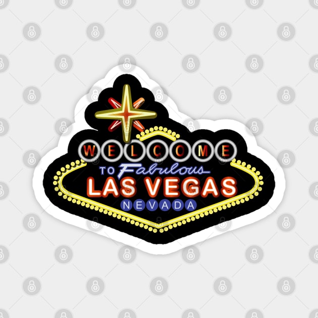 Las Vegas - Sign Magnet by twix123844