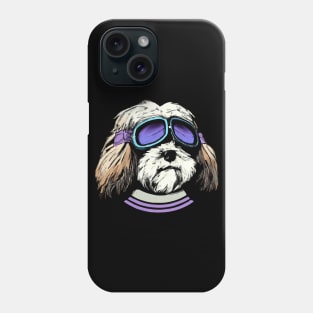 Havanese Dog Pilot Funny Dog Owner Retro Funny Dog Phone Case