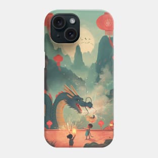 Dragon Festival: Lunar Celebration, Festive Art, and Asian Traditions Phone Case