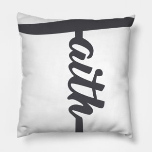 Faith Cross Christian Religious Pillow