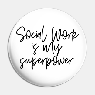 School Social Worker Pin - School Social Worker by Customstickersx