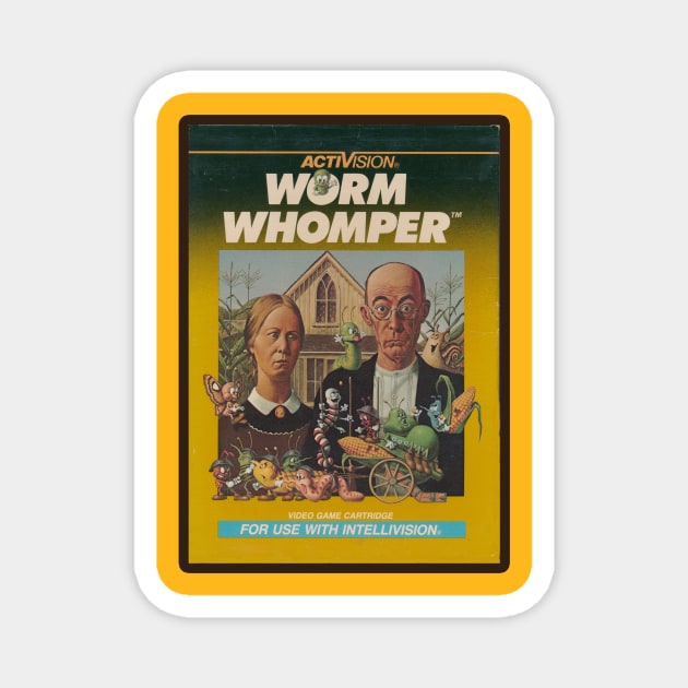 Worm Whomper Magnet by PapaPete