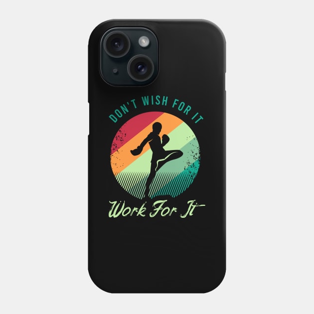 Fighter Design for a Martial Arts Lover Phone Case by AlleyField