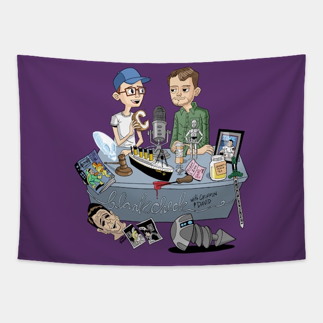 Blank Check 2018 Logo Tapestry by Blank Check