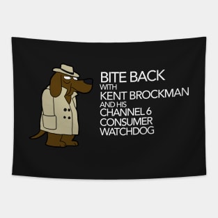 Bite Back with Kent Brockman Tapestry