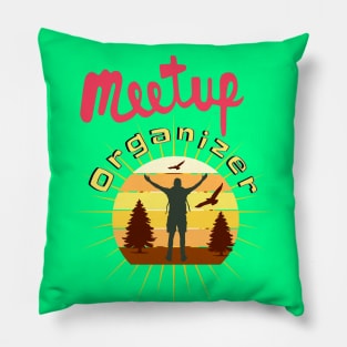 Meetup Group Organizer Medallion Pillow