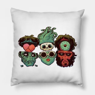 Love Death Donuts Pillow