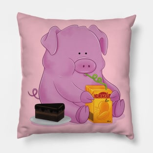 Cute Hungry Pig Pillow