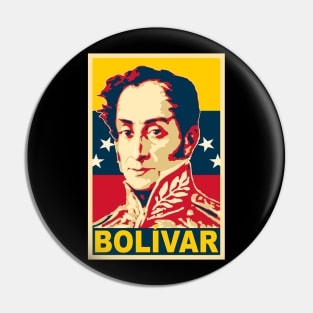 Simon Bolivar Poster Pin