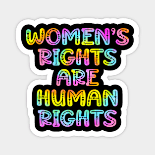 Women's rights, tie dye Magnet