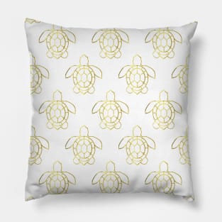 GOLD TURTLES Pillow