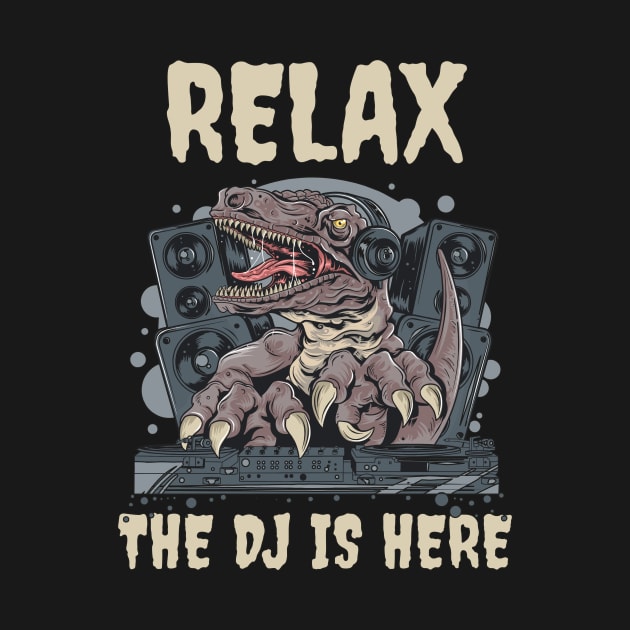 DJ T-Rex by ninarts