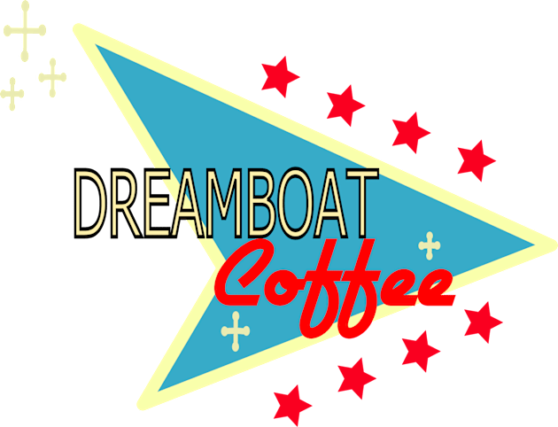 Dreamboat Coffee Kids T-Shirt by TaliDe