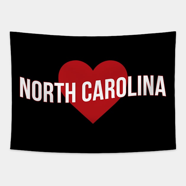 North Carolina Love Tapestry by Novel_Designs