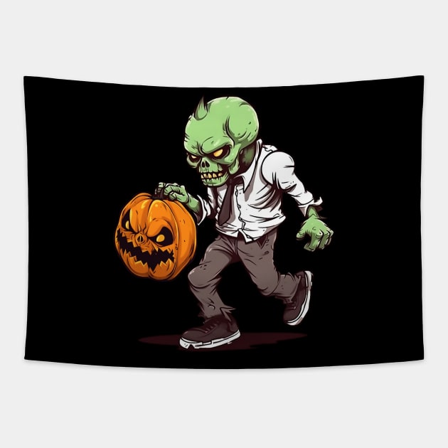 Halloween Treat Tapestry by DavidLoblaw