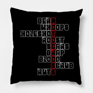 Acrostic Motocross Supercross Dirtbike Brap Holeshot Whoops Scrub Berm Moto Stacyc Dirt Bike Racer Lifestyle Gift Pillow