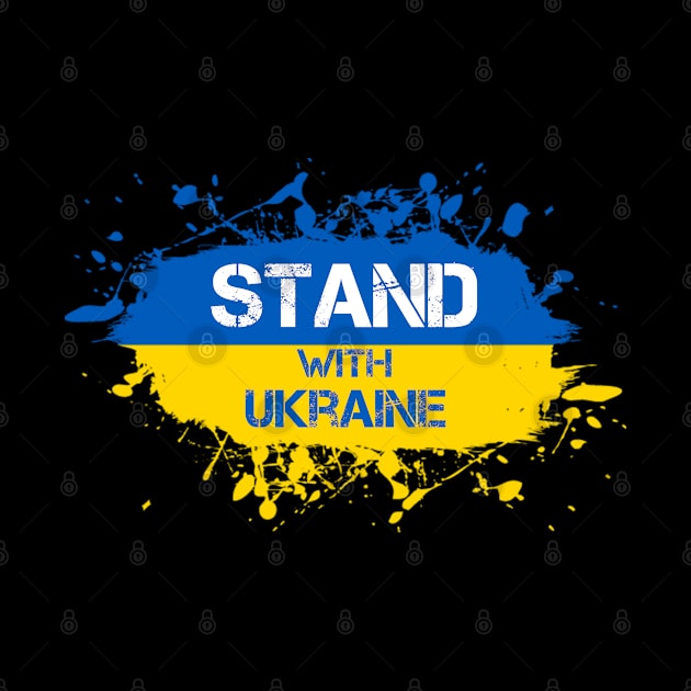 I Stand With Ukraine Splash New by teesmile