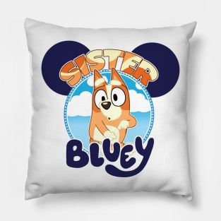 Bluey and Bingo Family Birthday , Kids Party Pillow