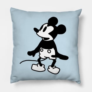 Cute Mouse and Steamboat Willie 1928 Pillow