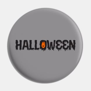 halloween text Pin