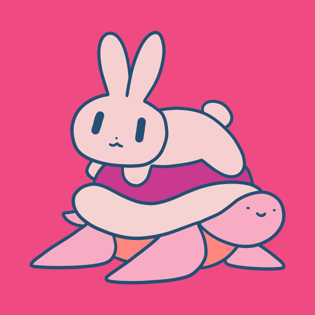 Bunny and Turtle by saradaboru