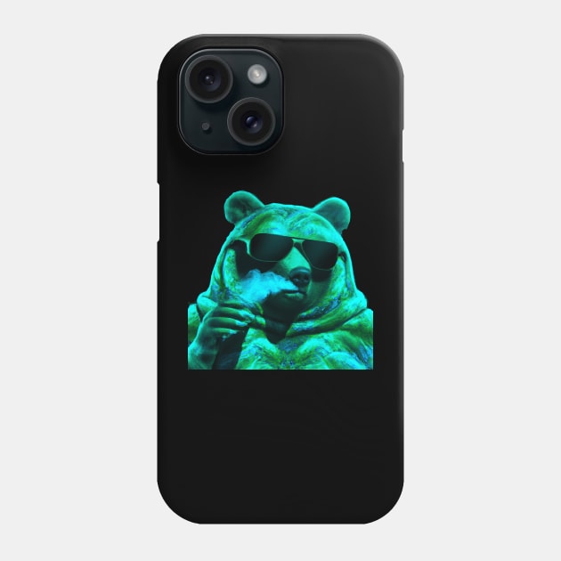 Mr. Chill Bear Phone Case by Inverted World