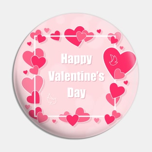 Happy Valentine's Day Pin