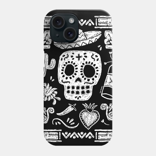 Día de los Muertos Phone Case by LadyMorgan