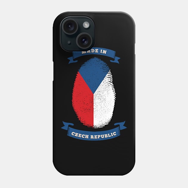 MADE IN CZECH FINGERPRINT Birthday Phone Case by G33KT33S