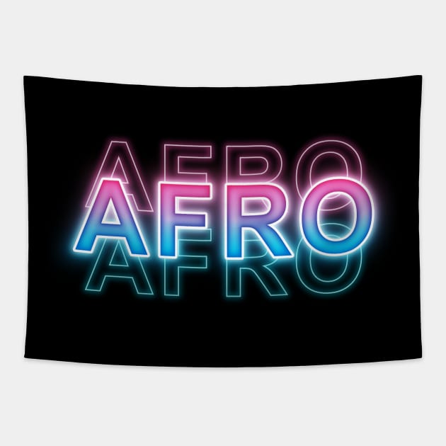 afro Tapestry by Sanzida Design