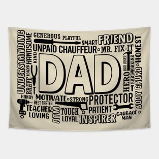 Dad Definitions | Best Dad | Father's Day Gift | Dad Birthday Gift Tapestry