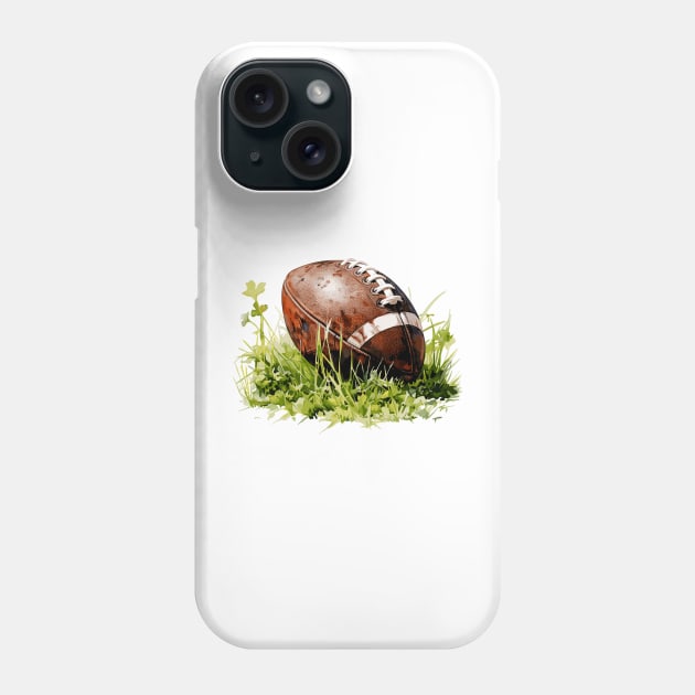 American Football Ball Phone Case by erzebeth