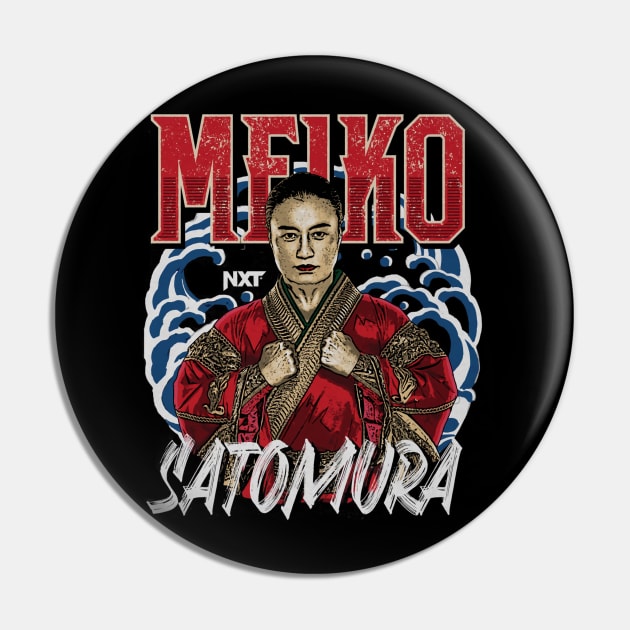 Meiko Satomura Waves Pin by MunMun_Design