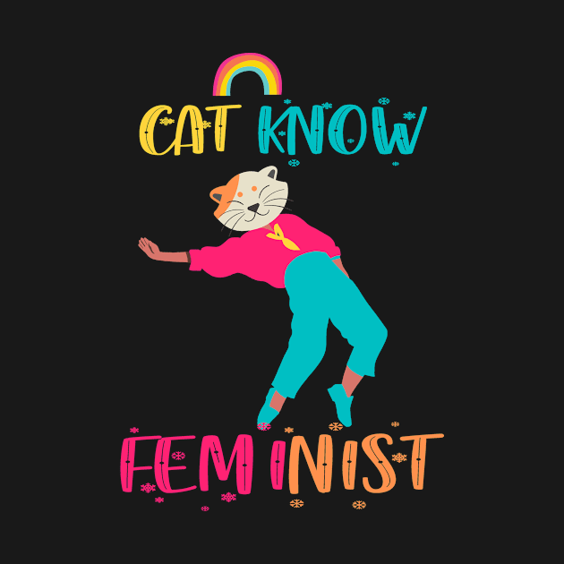 Cat Know Feminist by 29 hour design